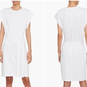 Vince Tie Waist Cotton Knit Muscle Dress (NWT)
